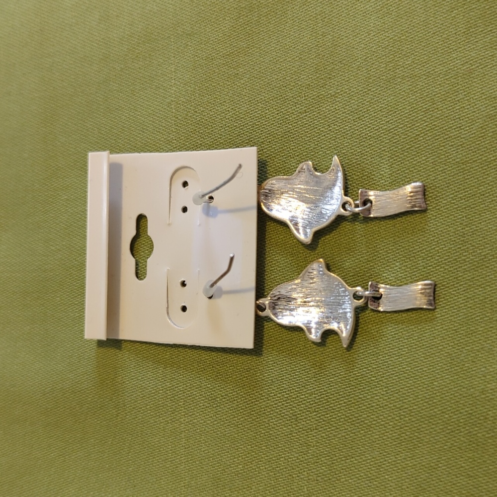 Silver Ghost Earrings - image 3